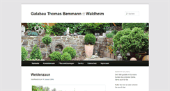 Desktop Screenshot of bemmann-galabau.de