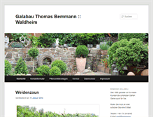 Tablet Screenshot of bemmann-galabau.de